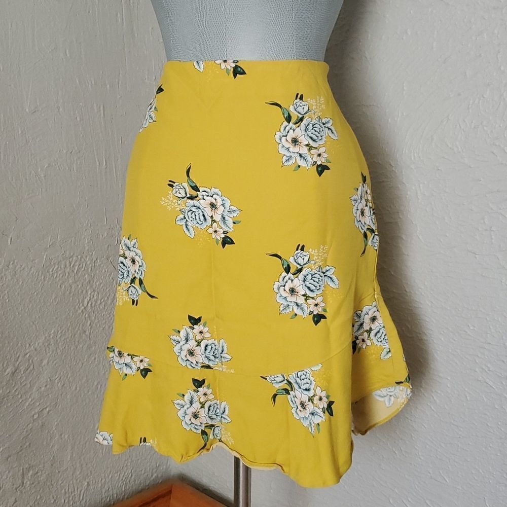 LOFT | Lightweight Floral Skirt